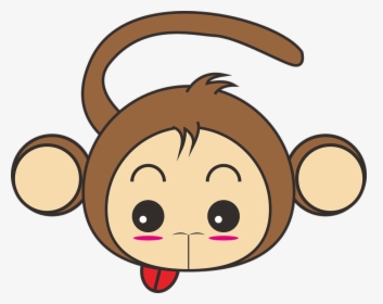 Byeongsinnyeon, 2016, Monkey, Animal, New Year Greeting - Cute Monkey Head Clipart, HD Png Download, Transparent PNG