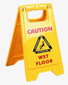 Caution Wet Floor Png, Transparent Png, Transparent PNG