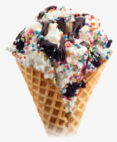 Cold Stone Birthday Cake Ice Cream Cold Stone Birthday - Cold Stone Birthday Cake Remix Waffle Cone, HD Png Download, Transparent PNG
