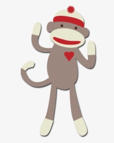 Sock Monkey Clip Art - Clip Art Sock Monkey, HD Png Download, Transparent PNG