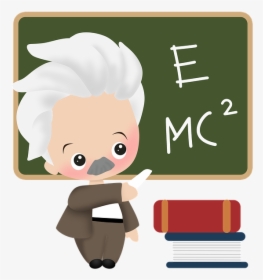 Transparent Einstein Cartoon Png - Animated Albert Einstein Png, Png Download, Transparent PNG