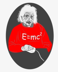 Albert Einstein Cartoon .png, Transparent Png, Transparent PNG