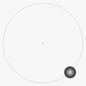 1swasp J1407 And J1407b To Scale - Circle, HD Png Download, Transparent PNG