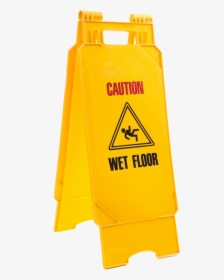 Caution Wet Floor - Caution Wet Floor Sign, HD Png Download, Transparent PNG