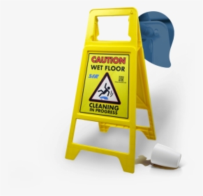 Wet Floor Sign Png, Transparent Png, Transparent PNG
