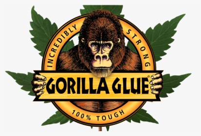 Transparent Gorilla Logo Png - Gorilla Glue Strain Logo, Png Download, Transparent PNG