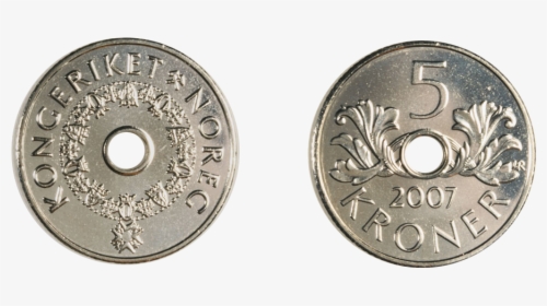 Moneda Krone Corona 5 Noruega - Moneda De Noruega 2019, HD Png Download, Transparent PNG