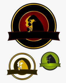 Logo, Primate, Gorilla, Illustration, Zoo, Mammals - Logo Gorilla, HD Png Download, Transparent PNG