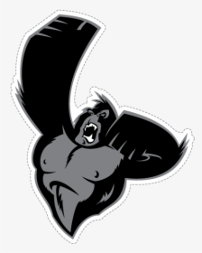 Gorilla Logo Basketball Logo, HD Png Download, Transparent PNG