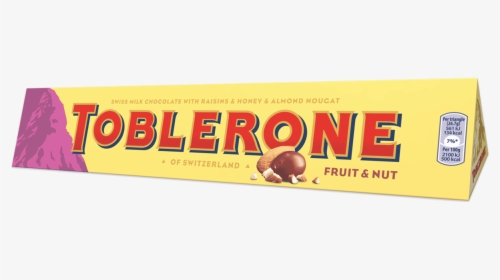 Toblerone Fruit & Nut 360g - Toblerone Chocolate With Nuts, HD Png Download, Transparent PNG