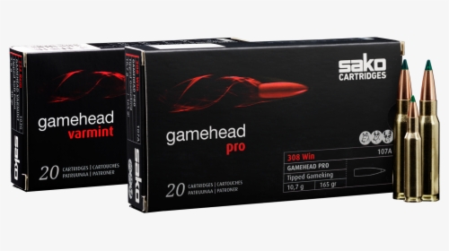 Gamehead Pro And Gamehead Varmint - Sako 6.5 Creedmoor Ammo, HD Png Download, Transparent PNG