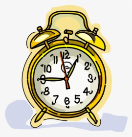 Vector Illustration Of Alarm Clock Ringing Its Morning - Clock Clip Art, HD Png Download, Transparent PNG
