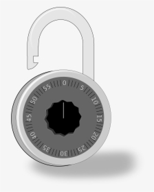 Transparent Lock Clipart - Combination Lock Clipart, HD Png Download, Transparent PNG