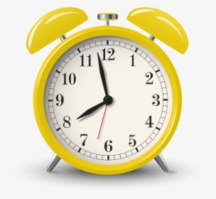 Clock Alarm Material Watch Yellow Vector Design Clipart - Yellow Alarm Clock Png, Transparent Png, Transparent PNG