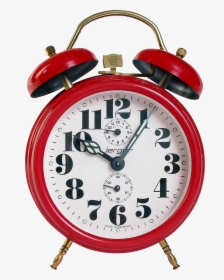 Red Alarm Clock Png, Transparent Png, Transparent PNG