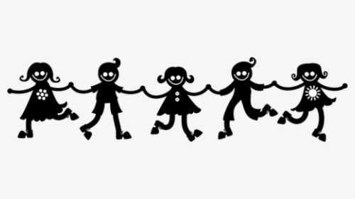 Kids Dancing Silhouette - People Waving Goodbye Clipart, HD Png Download, Transparent PNG