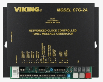 Networked Clock Controlled Tone & Message Generator - Viking C 2000, HD Png Download, Transparent PNG