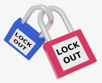 Lock, Out, Key, Locked, Metal, Padlock, Security - Label, HD Png Download, Transparent PNG