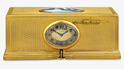 Gold-plated Singing Bird Box And Clock - Antique, HD Png Download, Transparent PNG