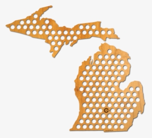 Transparent Beer Cap Png - Michigan Beer Cap Map, Png Download, Transparent PNG