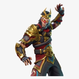 Fortnite Battle Royale Characters Png - Wukong Skin Fortnite, Transparent Png, Transparent PNG