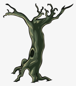 Spooky Clipart Spooky Forest - Club Penguin Spooky Tree, HD Png Download, Transparent PNG