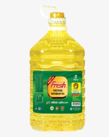 Transparent Oil Bottle Png - Fresh Soyabean Oil 5 Ltr, Png Download, Transparent PNG