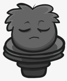 Perched Puffle Statue Sprite - Puffle Statue Furniture Club Penguin, HD Png Download, Transparent PNG