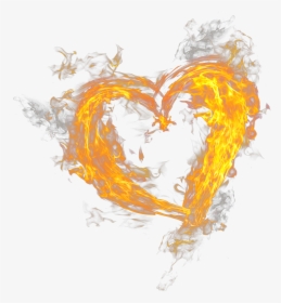 Transparent Heart On Fire Clipart, HD Png Download, Transparent PNG