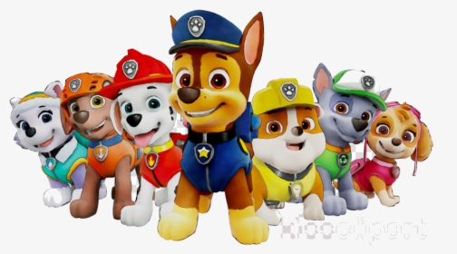 Paw Patrol Clipart Dog Television Show Characters Kids - Paw Patrol Transparent Background, HD Png Download, Transparent PNG