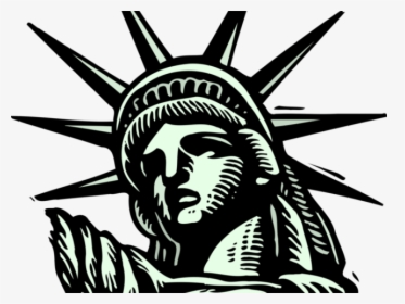 Drawn Statue Of Liberty Transparent - Transparent Statue Of Liberty Illustration, HD Png Download, Transparent PNG