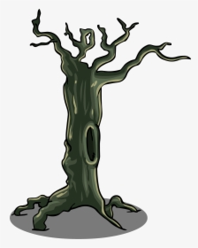 Transparent Spooky Tree Png - Tree Clipart Halloween, Png Download, Transparent PNG