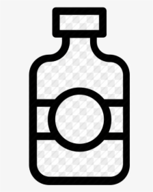 Baby Bottle X Clipart Hair Oil Black And White Transparent - Hair Oil Bottle Clipart, HD Png Download, Transparent PNG