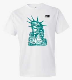 Statue Of Liberty Lightweight Fashion Short Sleeve - Vsco Girl Shirts Save The Turtles, HD Png Download, Transparent PNG