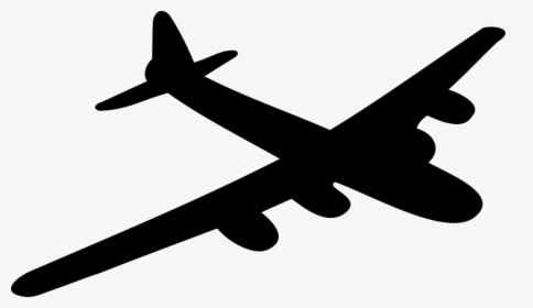 B-29 Bomber Airplane Shadow - Bomber Plane Clip Art, HD Png Download, Transparent PNG