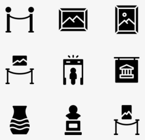 Museum - Exhibition Icon, HD Png Download, Transparent PNG