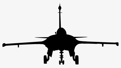 Fight Drawing At Getdrawings - Fighter Jet Front View, HD Png Download, Transparent PNG