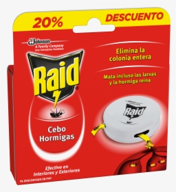 Raid® Cebo Hormigas - Raid Cebo Hormigas, HD Png Download, Transparent PNG