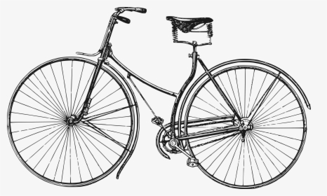 Vintage Bicycle Vector Png, Transparent Png, Transparent PNG