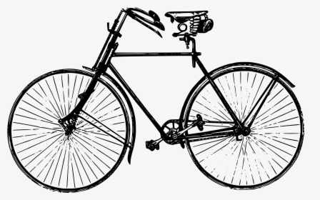 Old Fashioned Bike Big - Old Fashioned Bike, HD Png Download, Transparent PNG