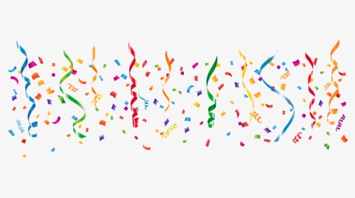 Decoration Transparent Png Clip - Party Streamers Png Free, Png Download, Transparent PNG