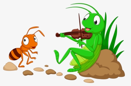 Conéctate Al Ahorro Y Desconecta Lo Que No Usas - Cartoon Picture Of Grasshopper, HD Png Download, Transparent PNG