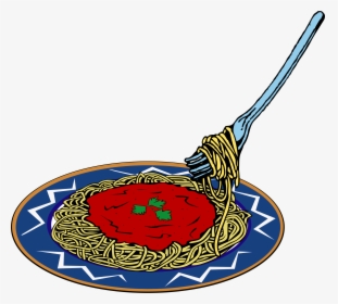 Spaghetti Clipart - Plate Clip Art, HD Png Download, Transparent PNG