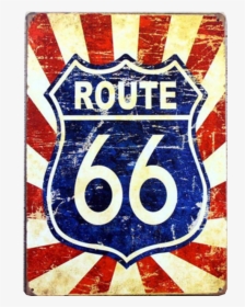 Route 66 Sign Png, Transparent Png, Transparent PNG