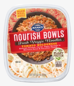 Tomato Bolognese Veggie Noodle Nourish Bowl - Nourish Bowls Tomato Bolognese, HD Png Download, Transparent PNG
