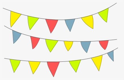 Pennant, Party, Ornament, Mood, Decorate, Garland - Pennant Party, HD Png Download, Transparent PNG