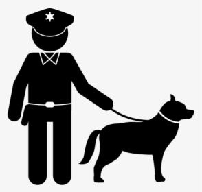 Boxer German Shepherd Police Dog Dog Breed Clip Art - Caught By Police Icon, HD Png Download, Transparent PNG