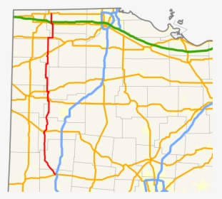 Map Of Route 66 Ohio, HD Png Download, Transparent PNG