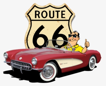 Logo - Route 66 Cars Logo, HD Png Download, Transparent PNG