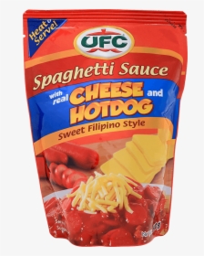 Ufc Spaghetti Sauce Cheese Hotdog - Tomato Sauce, HD Png Download, Transparent PNG